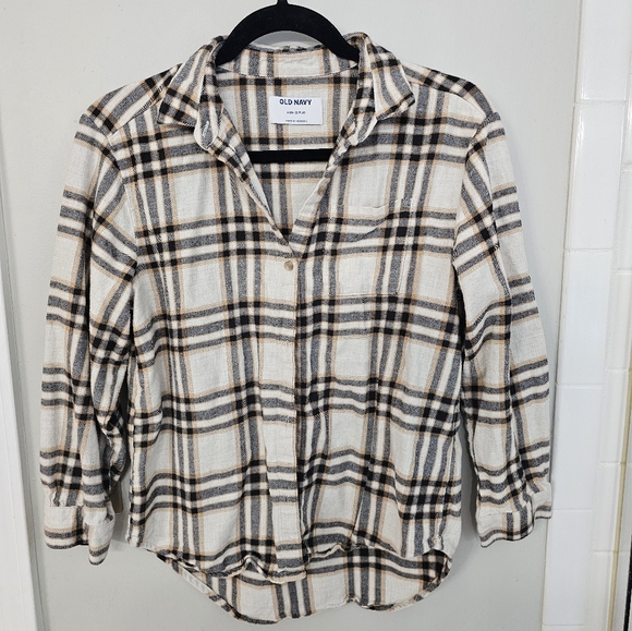 Old Navy Girls Flannel Large Plus 10/12 - Picture 1 of 3